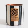 Tasse Expresso rayé vertical Casa Cubista artisanat portugais