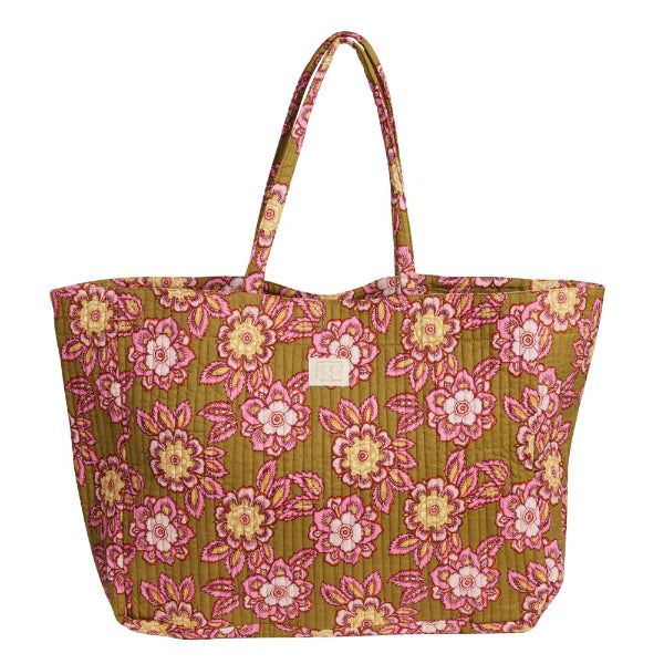 🌿👜 Sac Trotter Bonheur du Jour – Sac Cabas Matelassé en Coton