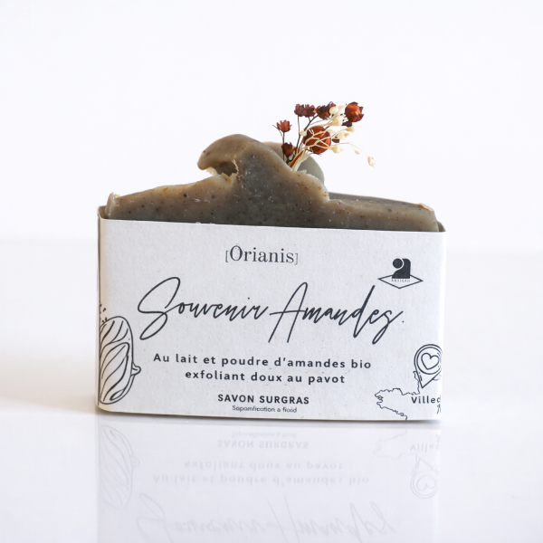 Savon Souvenir Amande Orianis – Savon Surgras Artisanal