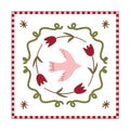 Serviettes en Papier Colombes Roses x20 – Style Bohème