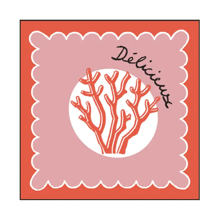 Serviettes en Papier Corail x20 – Décoration Table Bord de Mer