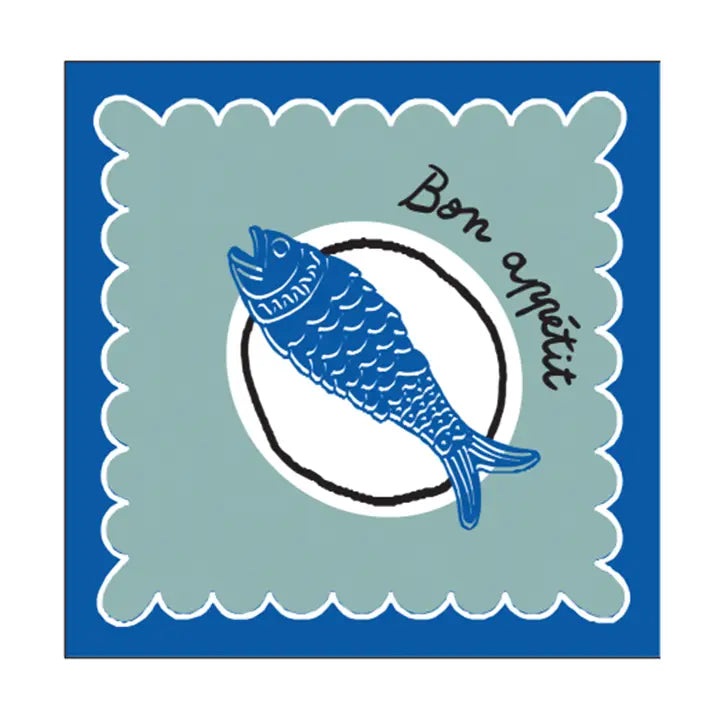 Serviettes en Papier Poisson x20 – Décoration Table Bord de Mer