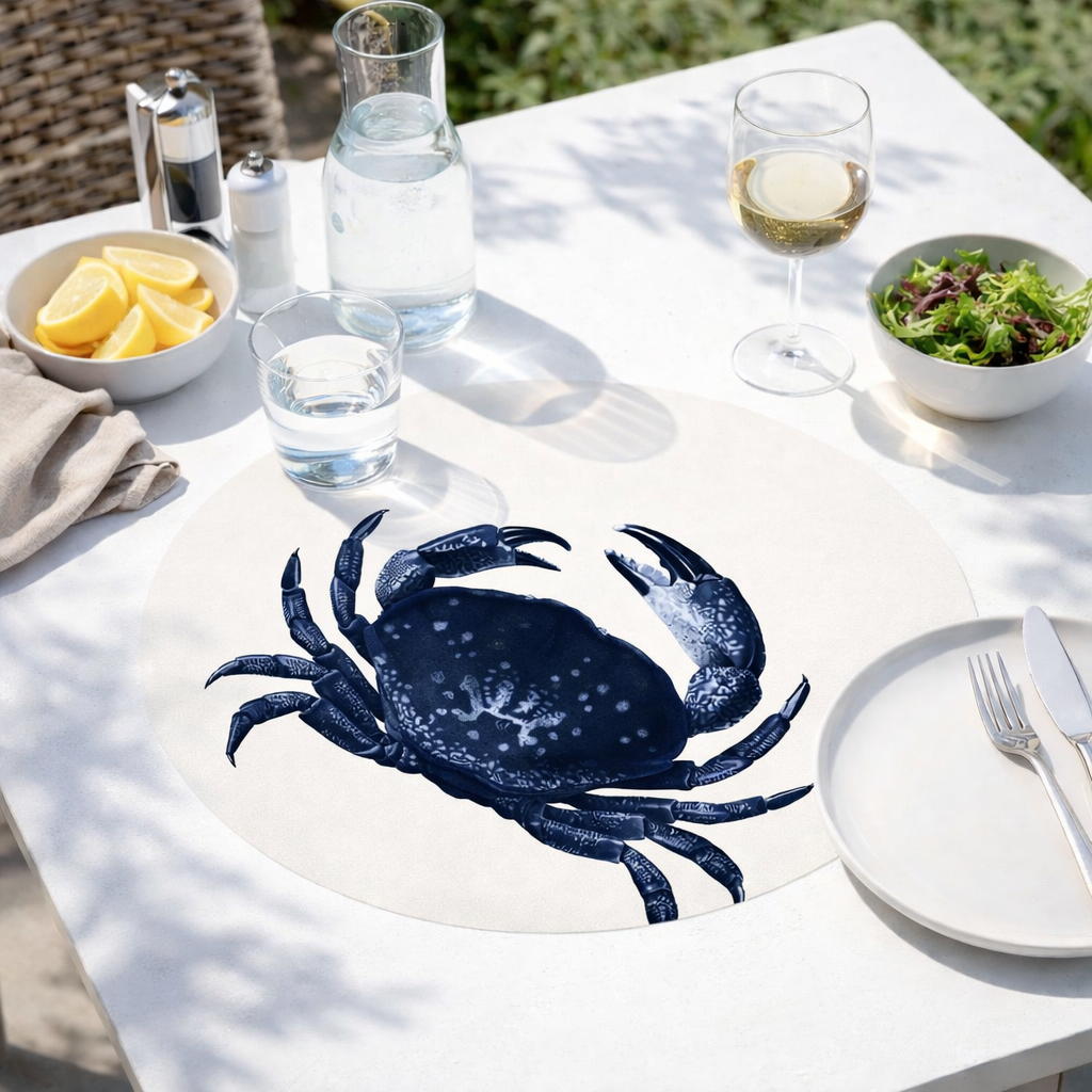 Set de table en vinyle Crabe – Pôdevache