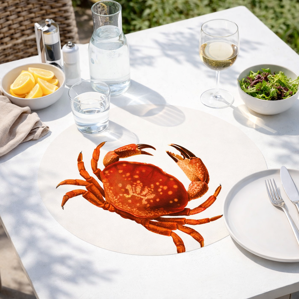 Set de table en vinyle Crabe – Pôdevache