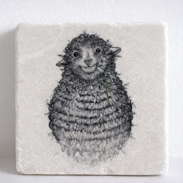 Sous-verre en carrelage "Mouton" – Ligarti