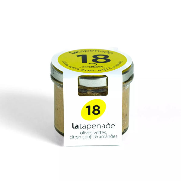Tapenade d'olives vertes - Citron confit et amandes - Secrets de Famille
