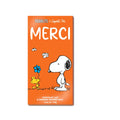 Tablette Chocolat au Lait Caramel Beurre Salé Snoopy Merci 70g | Peanuts 75 ans