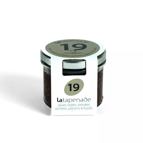 Tapenade d’Olives Noires Tomates Séchées & Basilic – Secrets de Famille