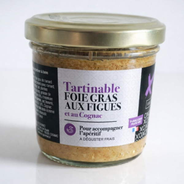 Tartinable de Foie Gras à la Figue et au Cognac – 80 g