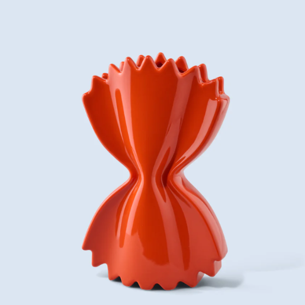 Vase Farfalle en céramique Fluid Market – Vase design jaune, vert ou rouge