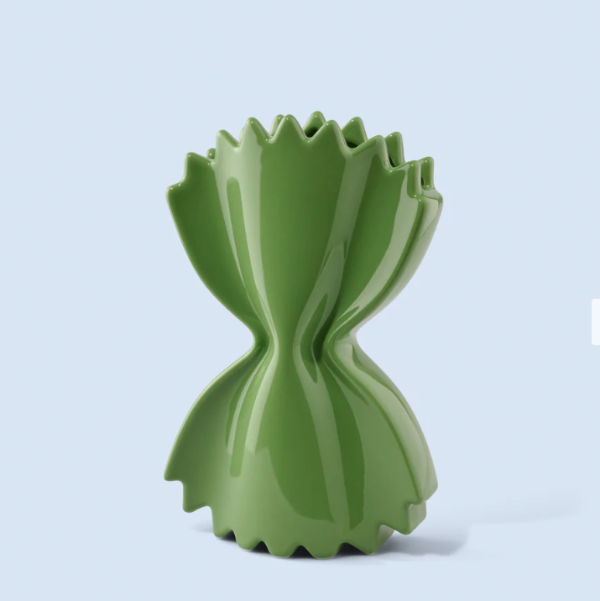 Vase Farfalle en céramique Fluid Market – Vase design jaune, vert ou rouge