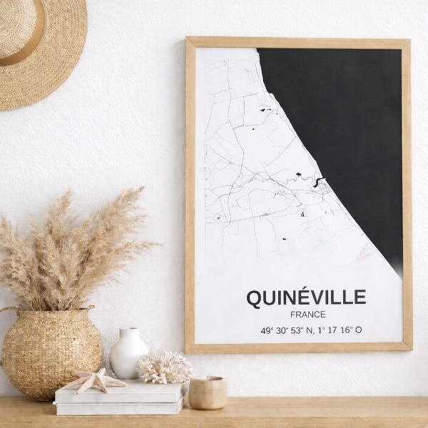 Affiche A3 – Plan de Quinéville