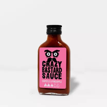 Sauce piquante Chipotle & Ananas 100ml - Crazy Bastard Sauce