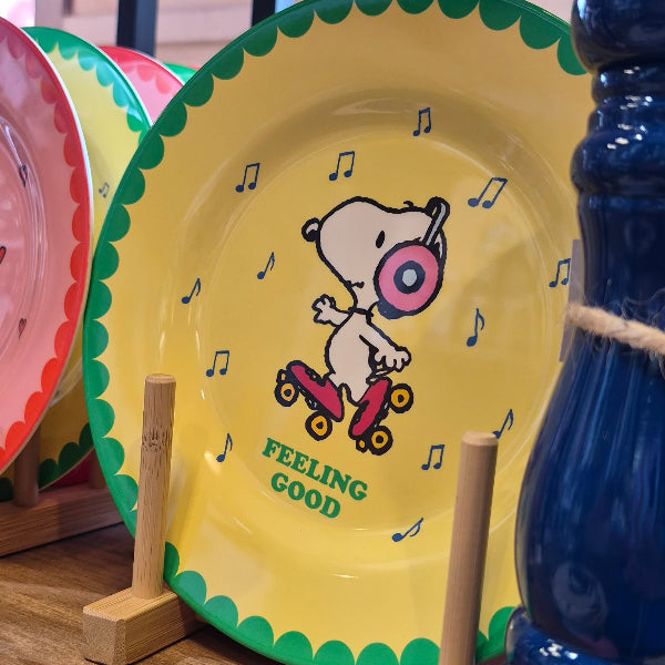 🥜 Assiette Ronde en Mélamine Peanuts RICE 🌈 | Assiette Colorée