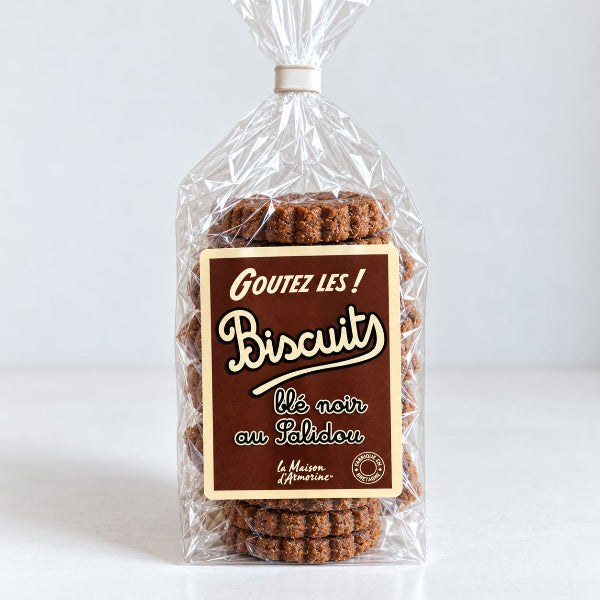 Biscuits Cœur de Beurre – Sablés au Blé Noir & Caramel Salidou – 180 g