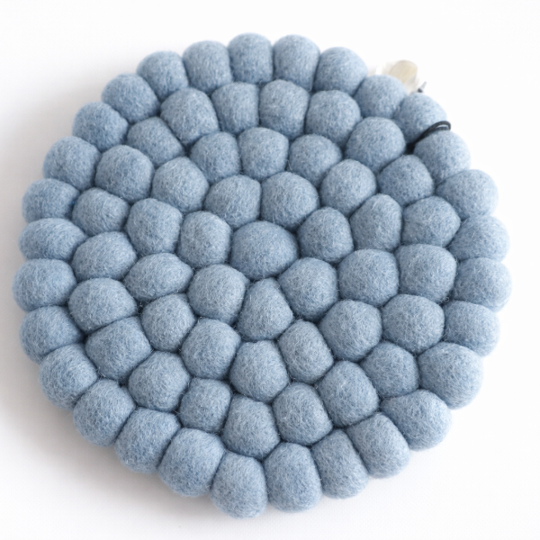 Dessous de plat en laine uni – Coloris modernes