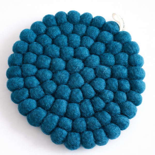 Dessous de plat en laine uni – Coloris modernes