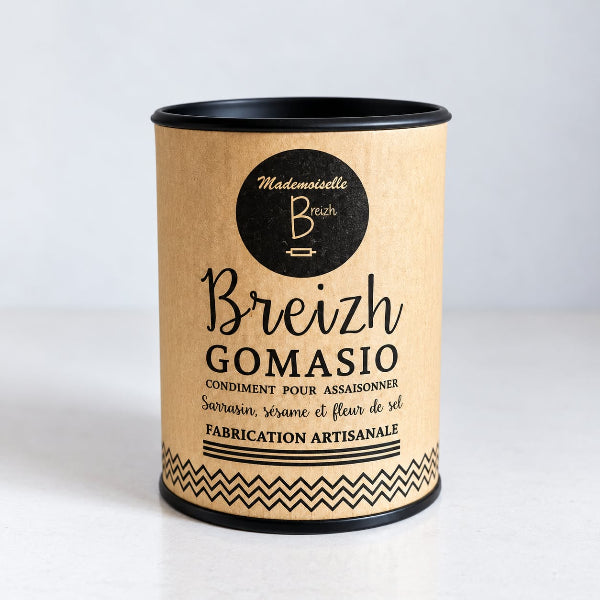 Breizh Gomasio Bio – Sésame, Sarrasin & Fleur de Sel – Mademoiselle Breizh – 100 g
