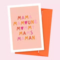 Carte postale “Mama” – Illustration Atelier Yuzu