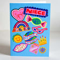 Niece Bumper Stickers – Une carte pleine de couleurs pour une nièce au top !