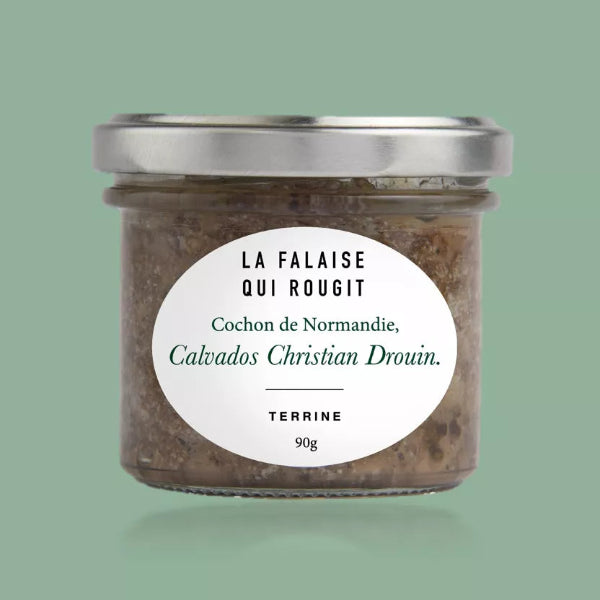 Terrine de cochon de Normandie, Calvados Christian Drouin - La Falaise qui Rougit