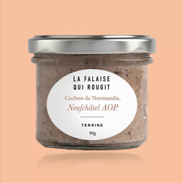 Terrine de cochon de Normandie, Neufchâtel AOP - La Falaise qui Rougit