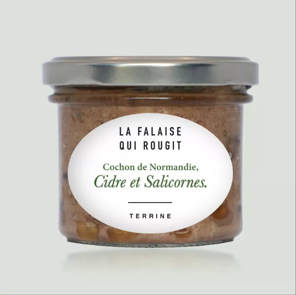 Terrine de cochon de Normandie, cidre et salicornes - La Falaise qui Rougit