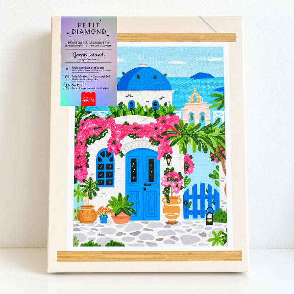 💎 Coffret Petit Diamond Greek Island – Kit Créatif Diamond Painting 🇬🇷✨