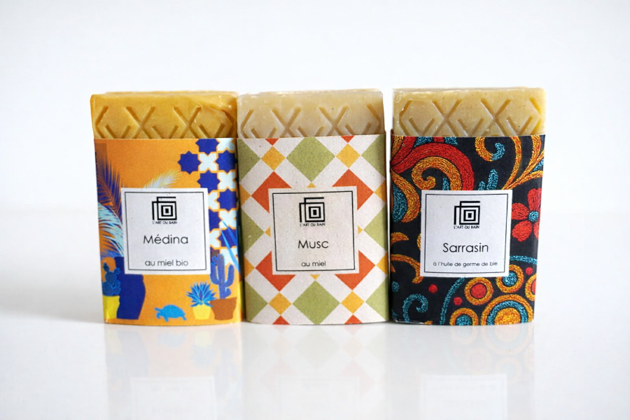 Savon Médina – L’Art du Bain – Savon Artisanal au Miel Bio – 130 g