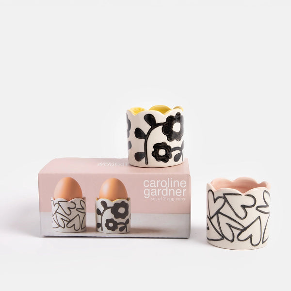 Lot de 2 coquetiers Caroline Gardner