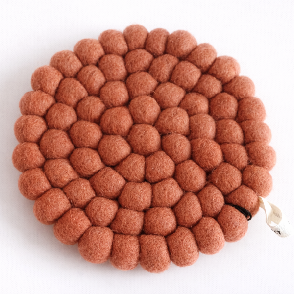 Dessous de plat en laine uni – Coloris modernes