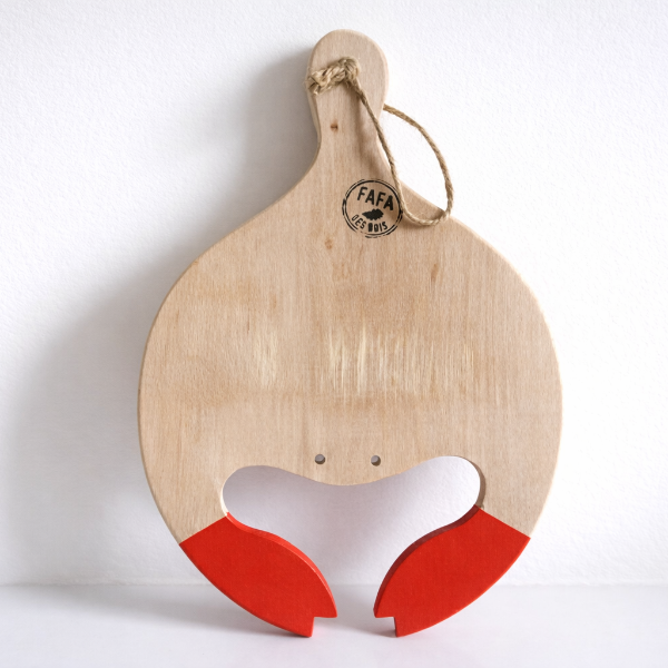 Planche crabe en bois recyclé - Fafa des Bois