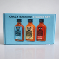 Coffret Crazy Bastard Sauces 3x100ml - Sauces Piquantes esprit Hot Ones