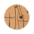 Dessous de plat “Naked Couple” – Illustration Helen B