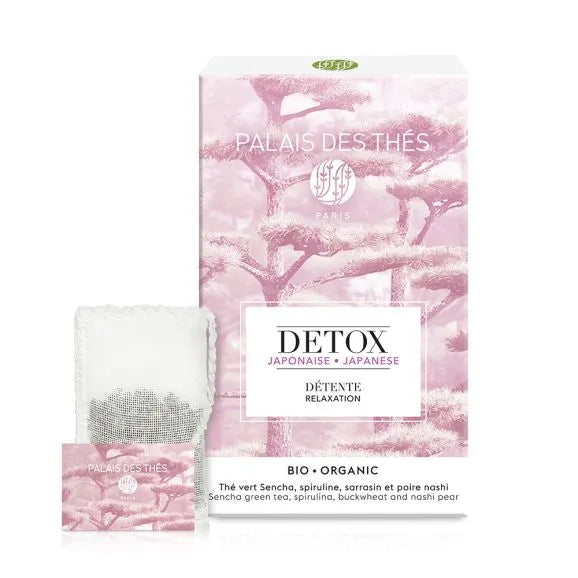 Détox Japonaise Bio Palais des Thés – thé vert sencha 20 sachets mousselines