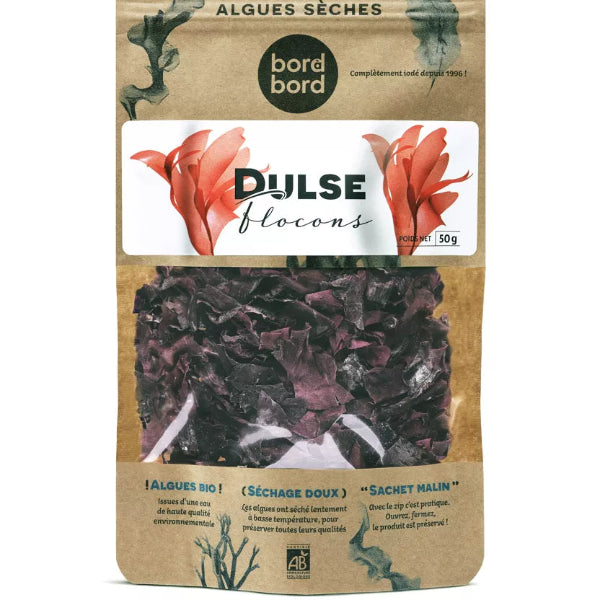 Dulse en Flocons – Bord à Bord – Algue Rouge Atlantique – 50 g
