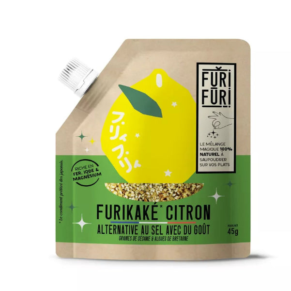 Furikake Citron – Condiment Sésame & Algues – Alternative au Sel – 45 g