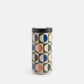 Mug de voyage en acier inoxydable à motif de cercles géométriques Caroline Gardner