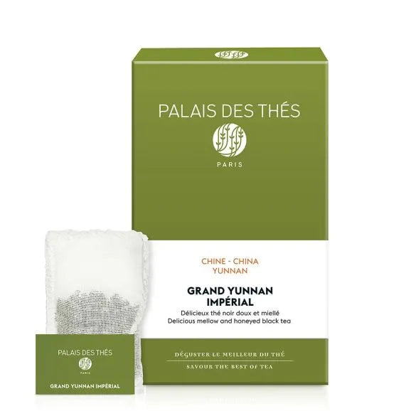 Grand Yunnan Impérial Bio Palais des Thés – thé noir 20 sachets mousselines