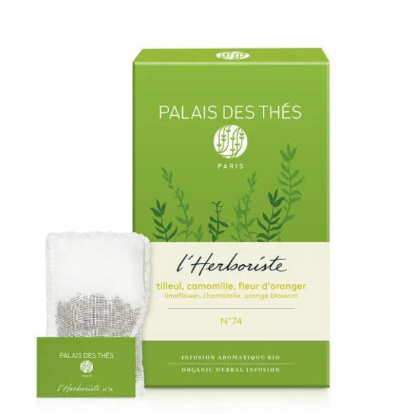 L’Herboriste N°74 Bio Palais des Thés – infusion sommeil 20 sachets mousselines