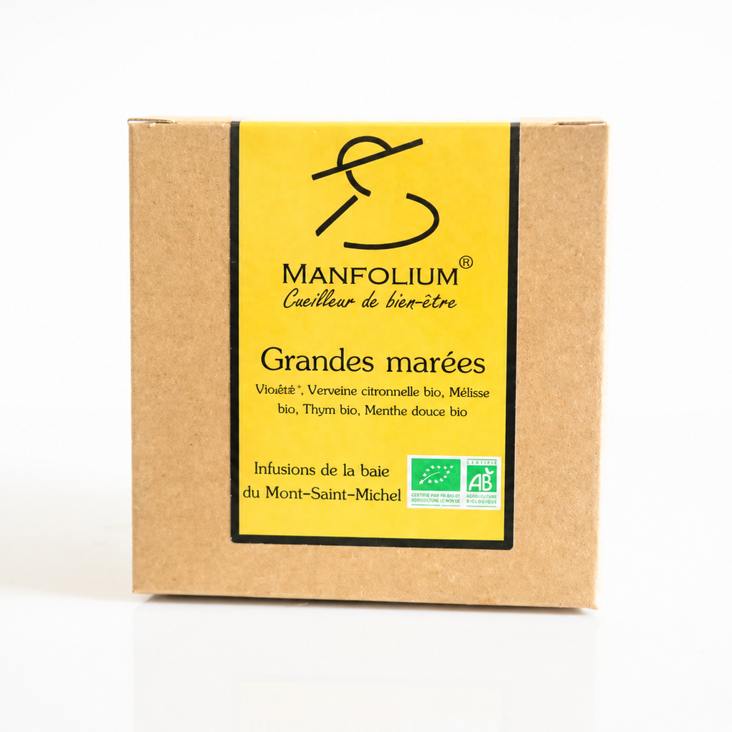Grandes Marées 🌊 – Infusion bio Manfolium fraîche et vivifiante de Normandie