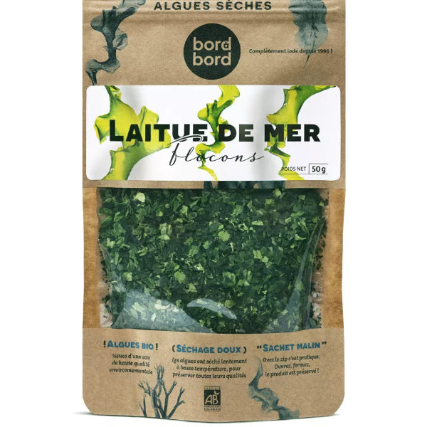 Laitue de Mer en Paillettes – Bord à Bord – Algue de Bretagne – 50 g
