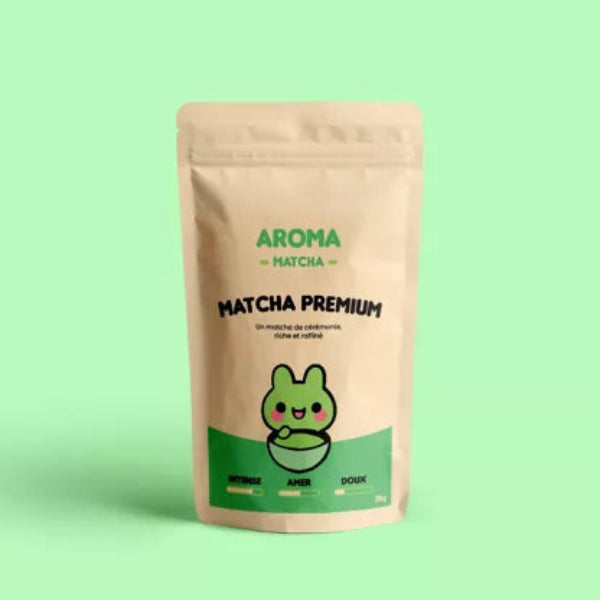 Matcha 30 g – 7 saveurs (premium, chocolat, vanille, menthe…)