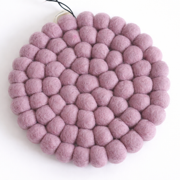 Dessous de plat en laine uni – Coloris modernes