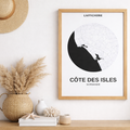 Affiche A3 – Plan de Côte des Isles
