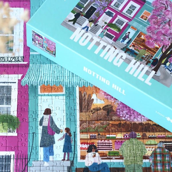 Puzzle Notting Hill 1000 Pièces – Charme londonien par Rachel Victoria Hillis