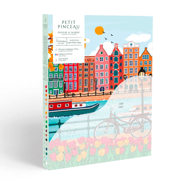 Coffret peinture au numéro – Amsterdam par Nidhi Kachhadiya