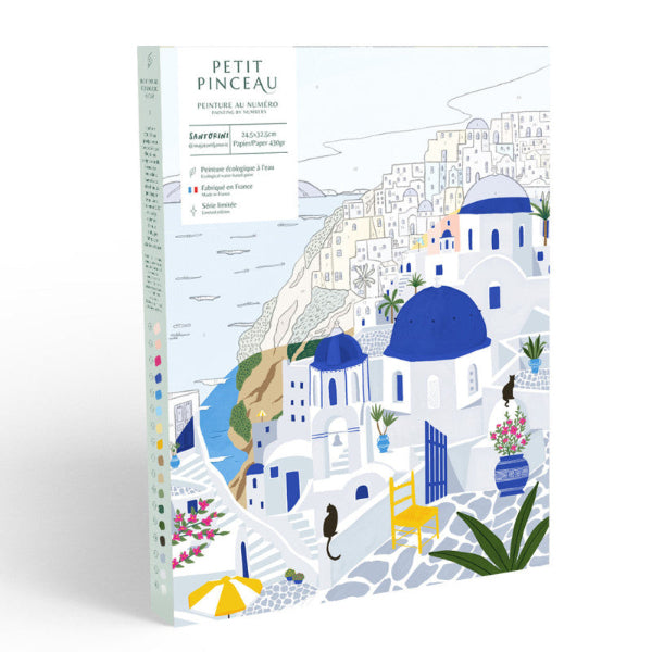 Coffret peinture au numéro – Santorini par Maja Tomljanovic