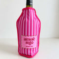 Poche de froid pour bouteille « Amore Mio » – Rose