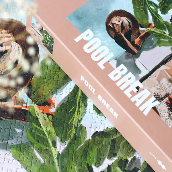 Puzzle Pool Break 500 Pièces – Pause estivale par Ekaterina Zagorska